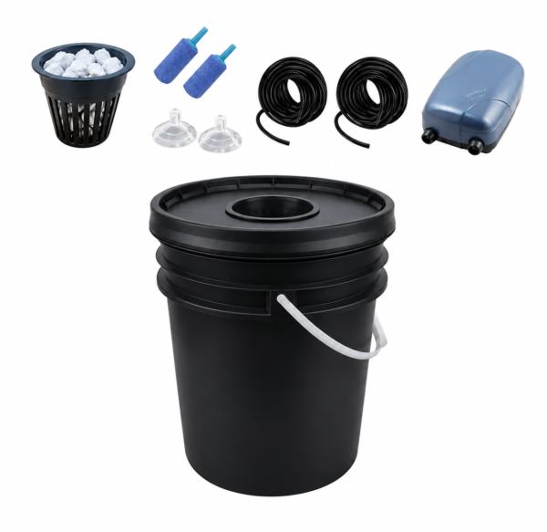 Balde Hidroponia 20L Completo - Doble Bomba