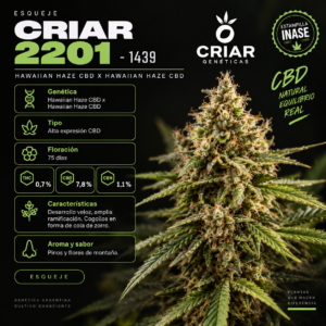 Esqueje Criar 2201 - 1439 + Estampilla Inase